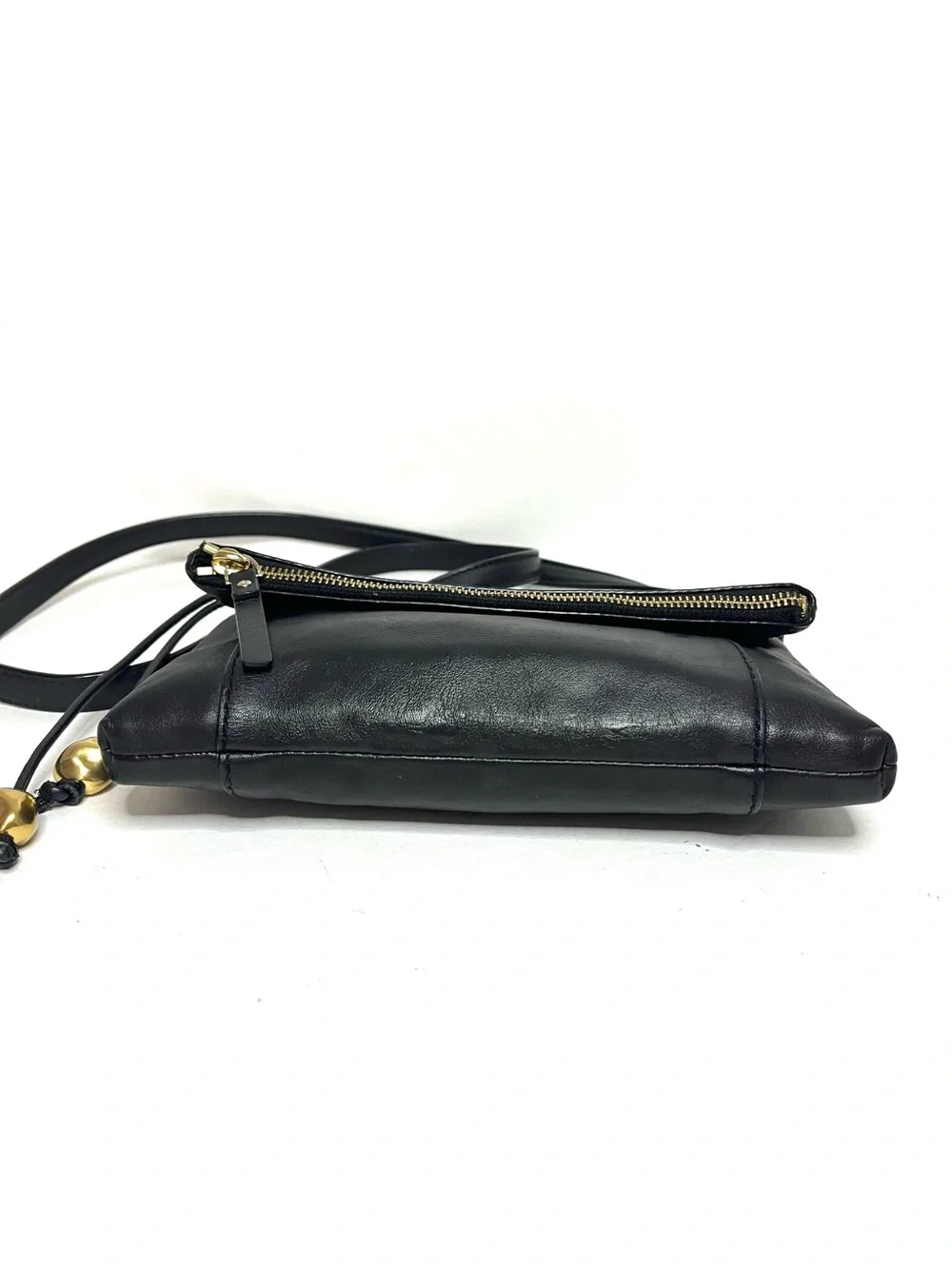 Kate Spade Fremont Place Julian Black Leather Fold-over Crossbody